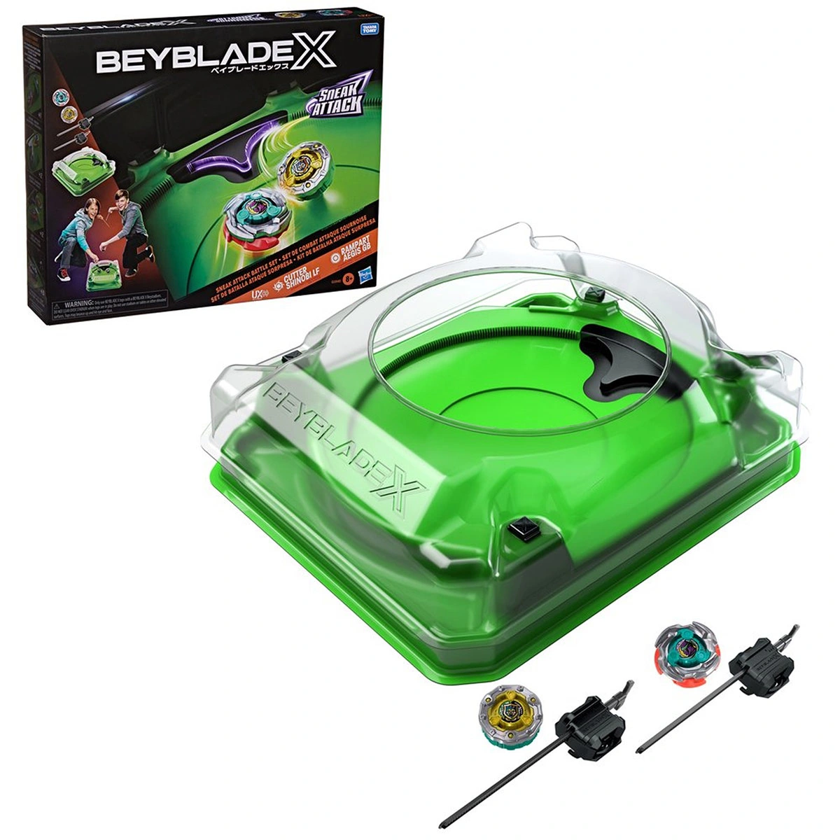 TROMPO BEYBLADE X SET DE BATALLA SNEAK ATTACK - 1