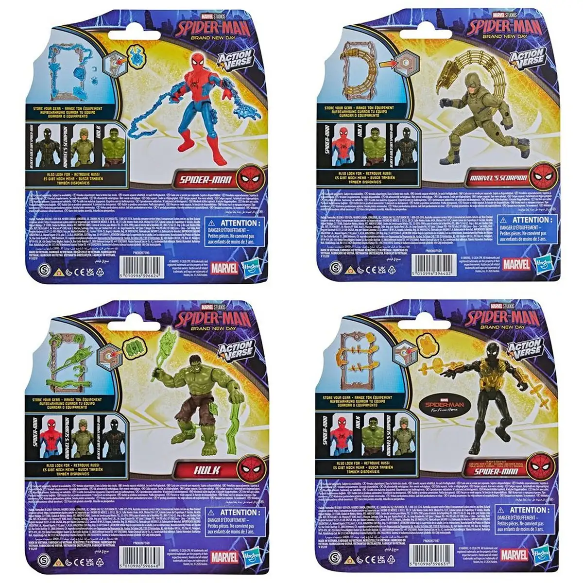 FIGURA DE ACCIÓN SPIDERMAN ACTION VERSE BRAND NEW DAY - 5