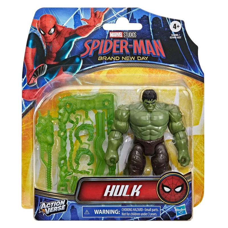 FIGURA DE ACCIÓN SPIDERMAN ACTIONVERSE BRAND NEW DAY HULK - 4