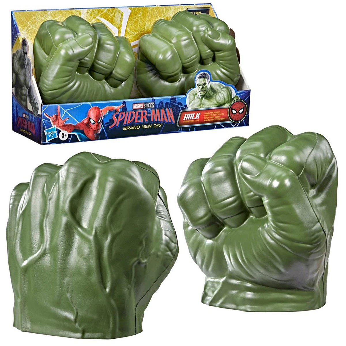 GUANTES SPIDERMAN BRAND NEW DAY PUÑOS GAMMA HULK - 1