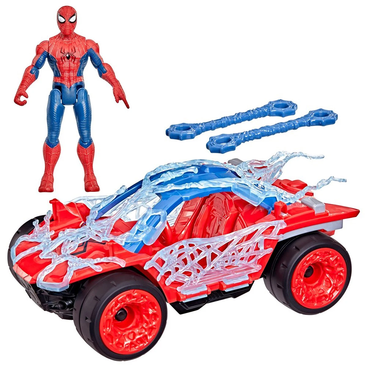 SET FIGURAS DE ACCIÓN SPIDERMAN ACTION VERSE STRETCH & BLAST BUGGY - 2