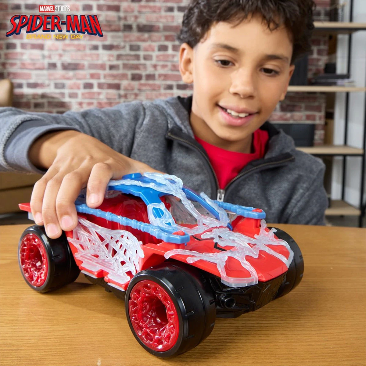 SET FIGURAS DE ACCIÓN SPIDERMAN ACTION VERSE STRETCH & BLAST BUGGY - 8