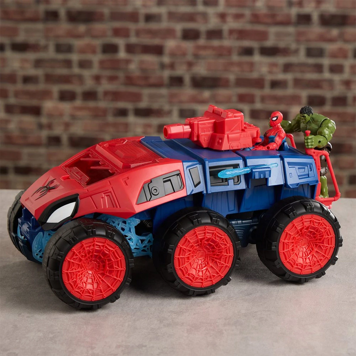 SET DE VEHÍCULO SPIDERMAN BRAND NEW DAY SUPER TANQUE MORDEDOR 2 EN 1 - 6