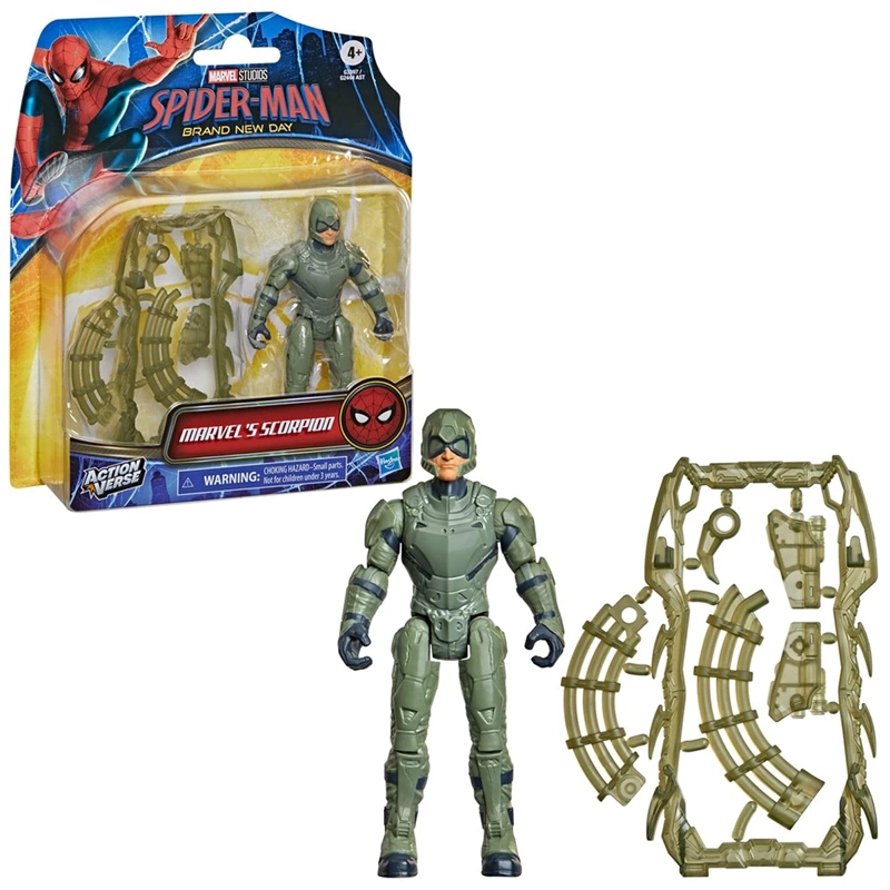 FIGURA DE ACCIÓN SPIDERMAN ACTIONVERSE BRAND NEW DAY MARVEL'S SCORPION - 4