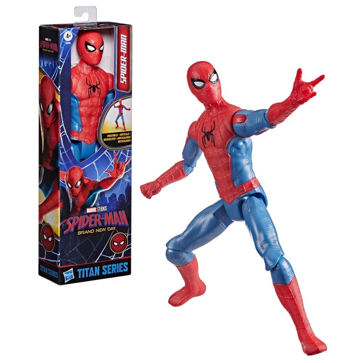 FIGURA DE ACCIÓN SPIDERMAN BRAND NEW DAY TITAN SERIES HOMBRE ARAÑA - 1