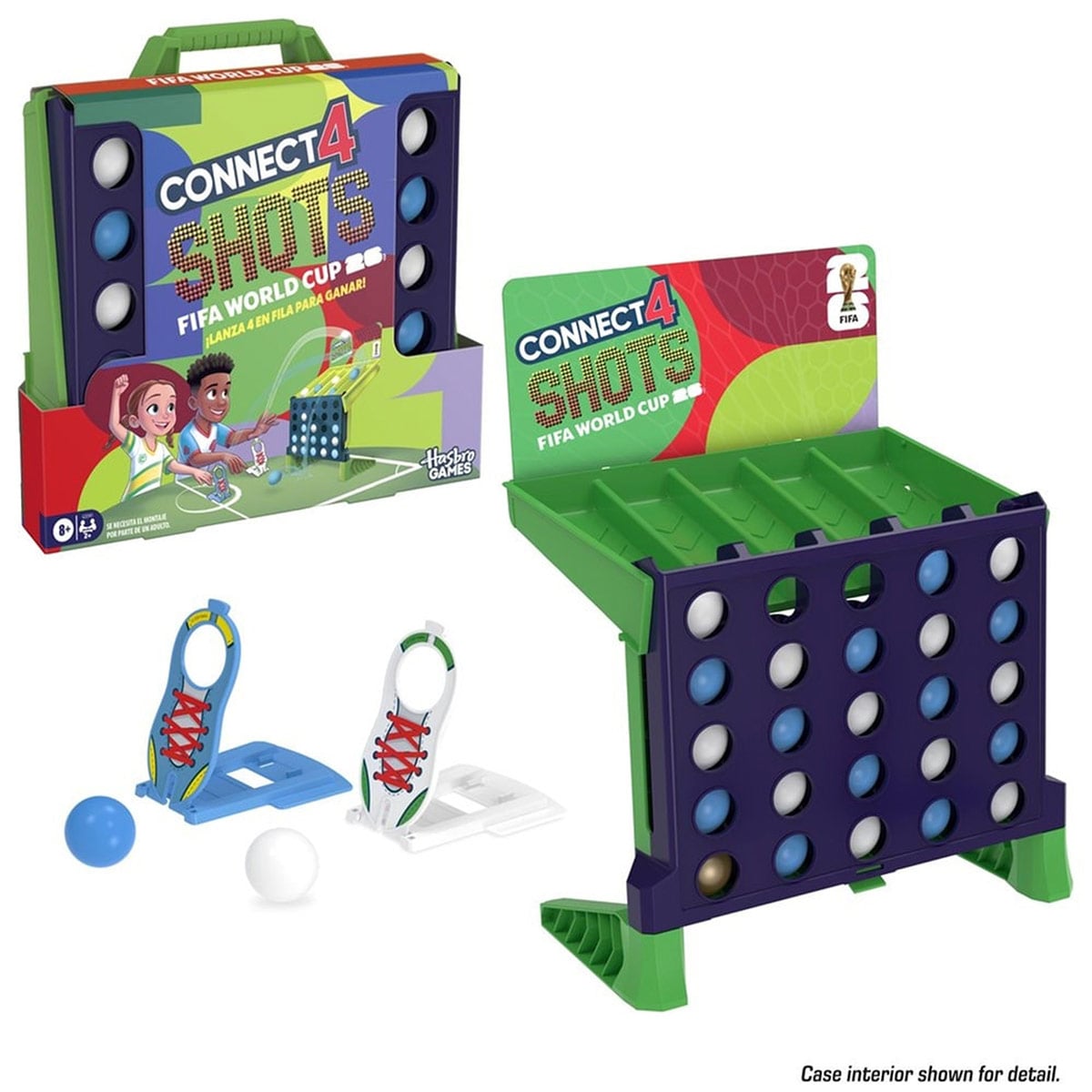 JUEGO DE MESA HASBRO GAMES CONNECT 4 SHOTS COPA MUNDIAL DE LA FIFA 2026 - 1