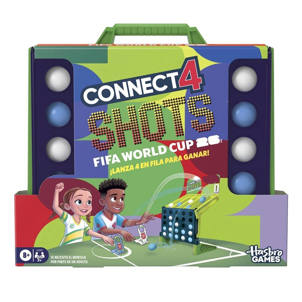 JUEGO DE MESA HASBRO GAMES CONNECT 4 SHOTS COPA MUNDIAL DE LA FIFA 2026 - 2