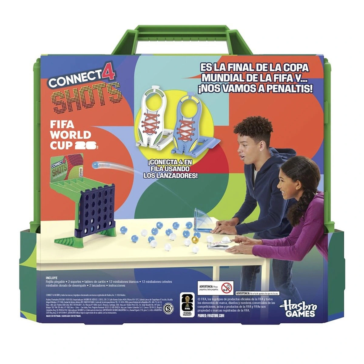 JUEGO DE MESA HASBRO GAMES CONNECT 4 SHOTS COPA MUNDIAL DE LA FIFA 2026 - 4