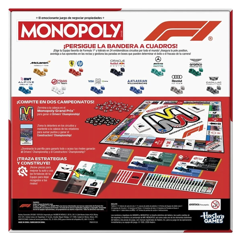 JUEGO DE MESA HASBRO GAMMING EDICIÓN FORMULA 1 - 4