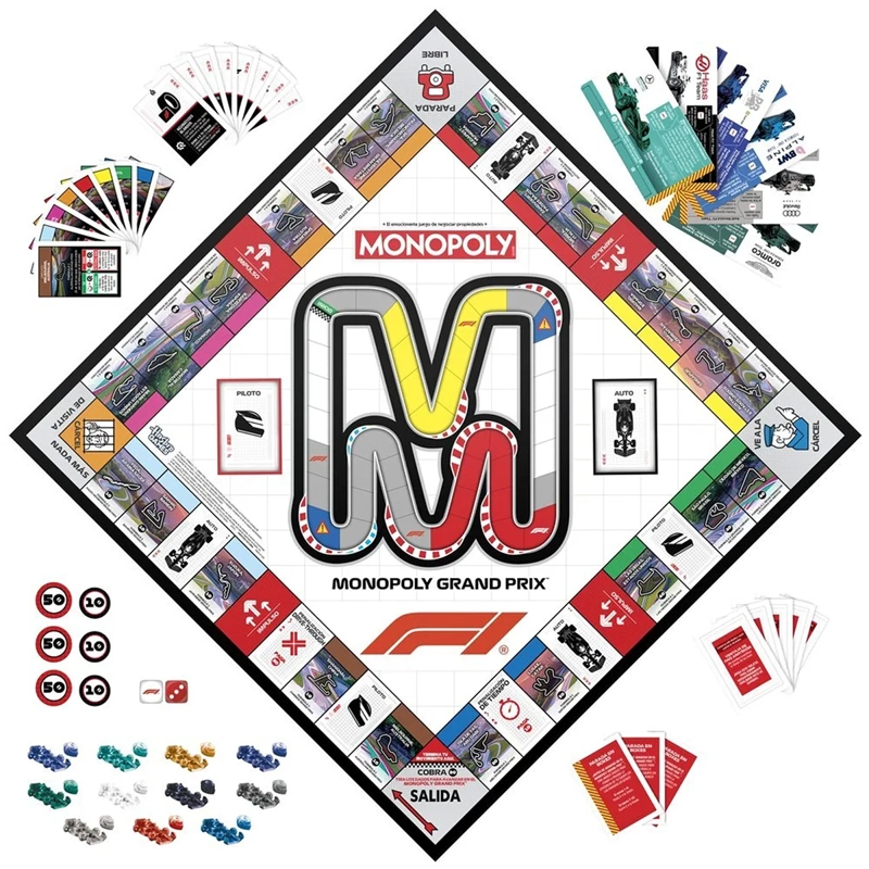 JUEGO DE MESA HASBRO GAMMING EDICIÓN FORMULA 1 - 7