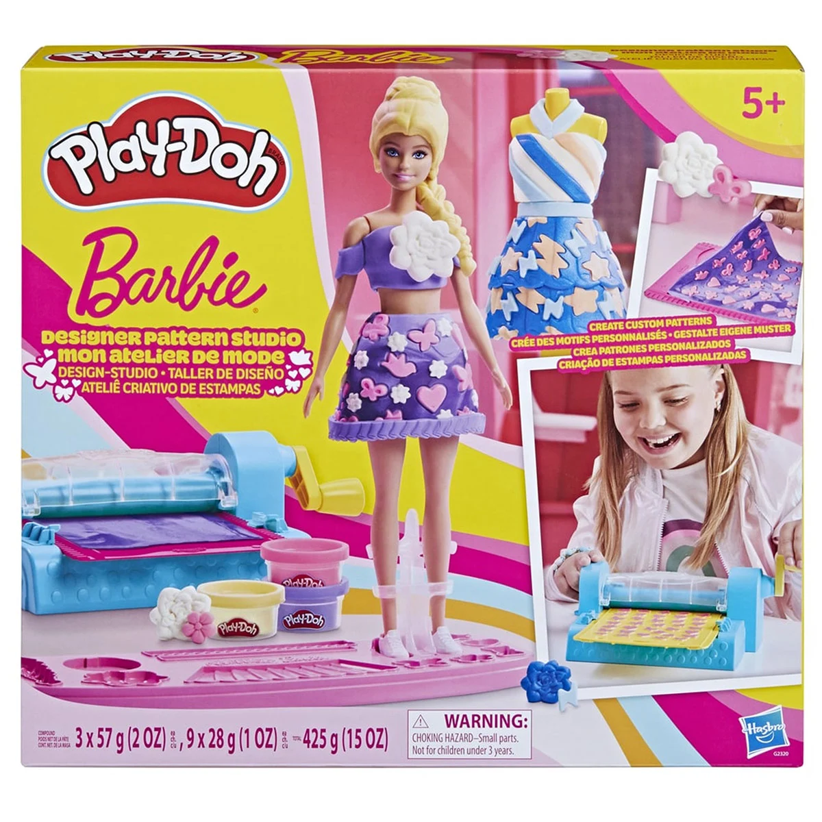 SET DE MASAS PLAY-DOH BARBIE TALLER DE DISEÑO - 4