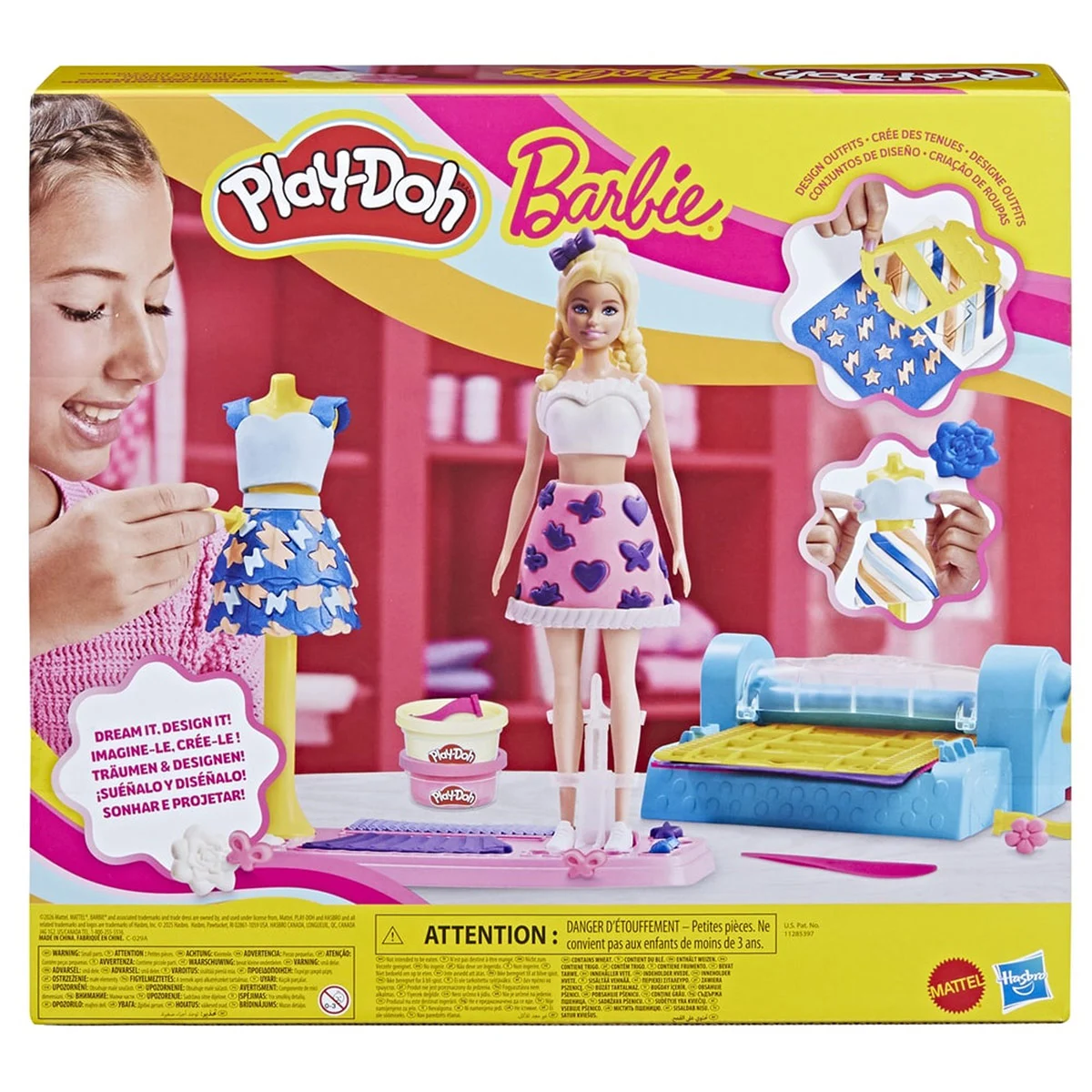 SET DE MASAS PLAY-DOH BARBIE TALLER DE DISEÑO - 5