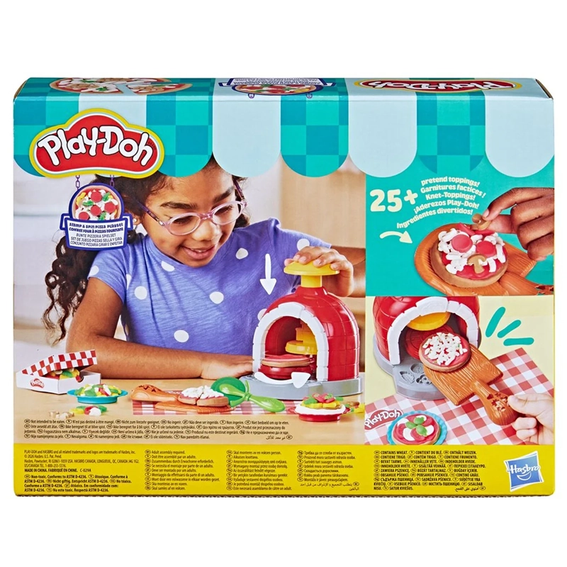 SET DE MASAS MOLDEABLES PLAY-DOH PIZZAS SELLA Y GIRA - 5