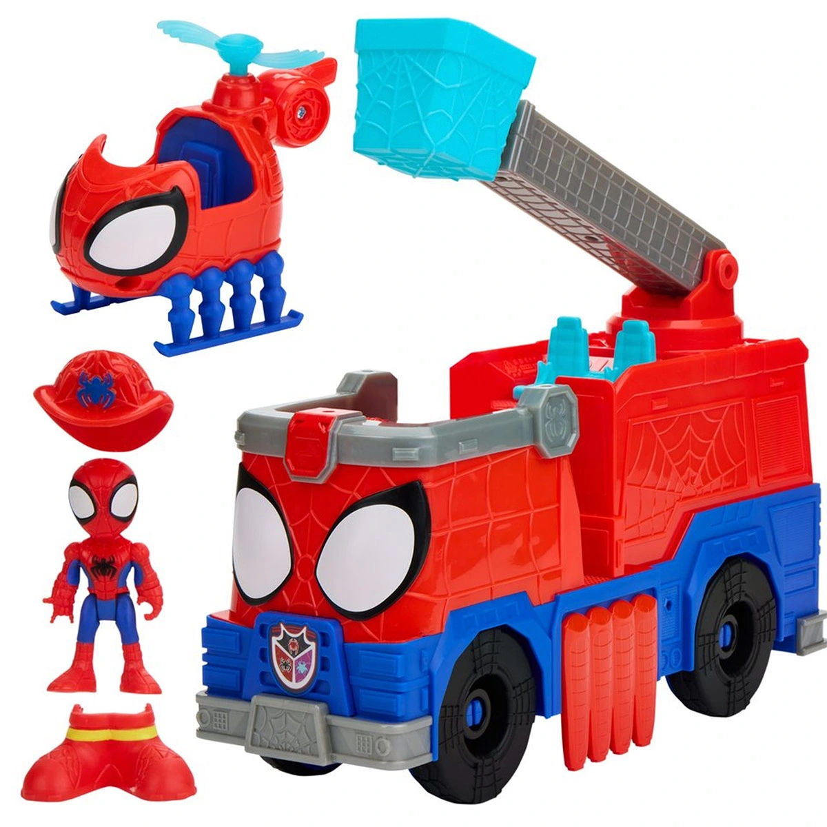 SET FIGURAS DE ACCIÓN MARVEL SPIDEY RESCUE-WEBS CAMIÓN DE BOMBEROS - 2