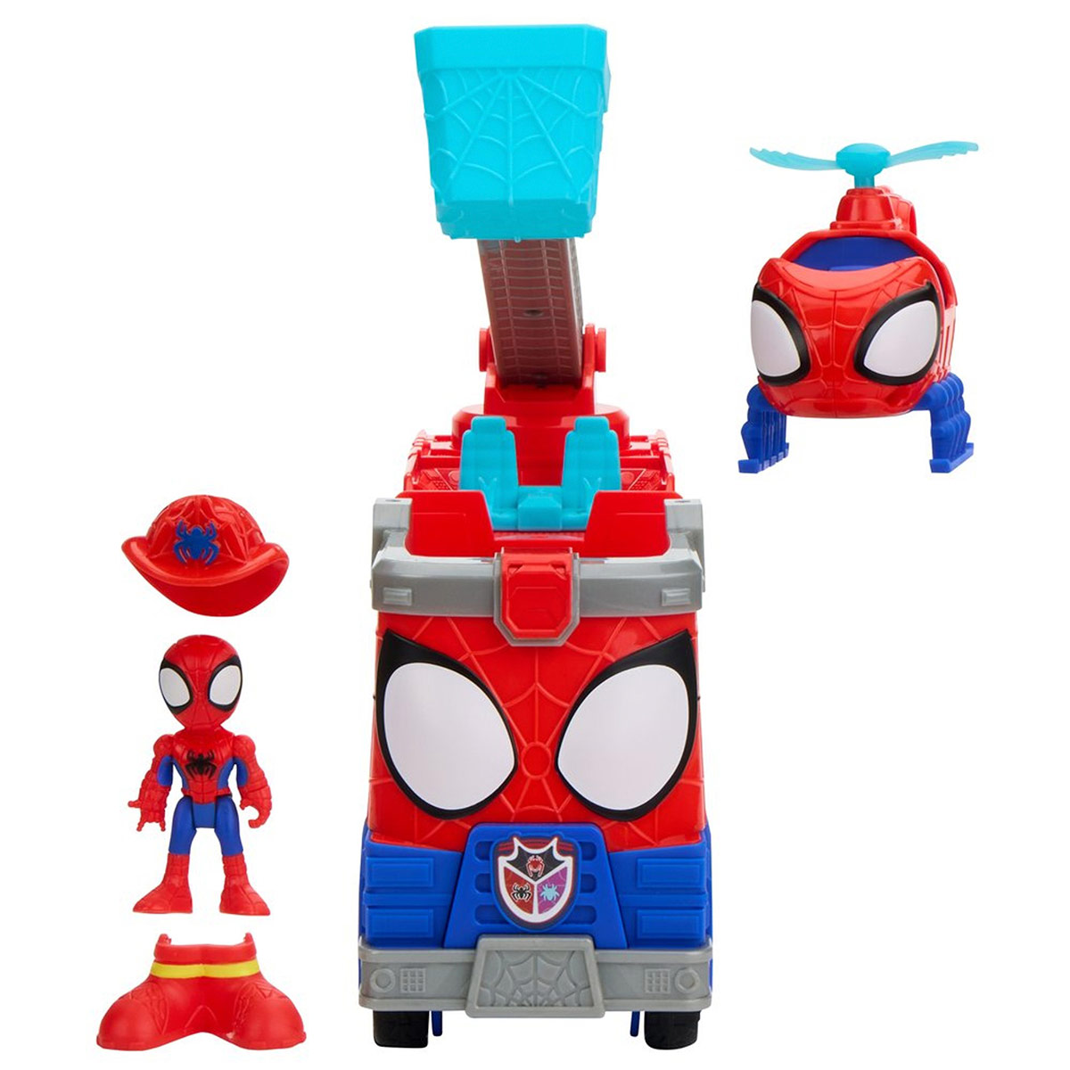 SET FIGURAS DE ACCIÓN MARVEL SPIDEY RESCUE-WEBS CAMIÓN DE BOMBEROS - 9