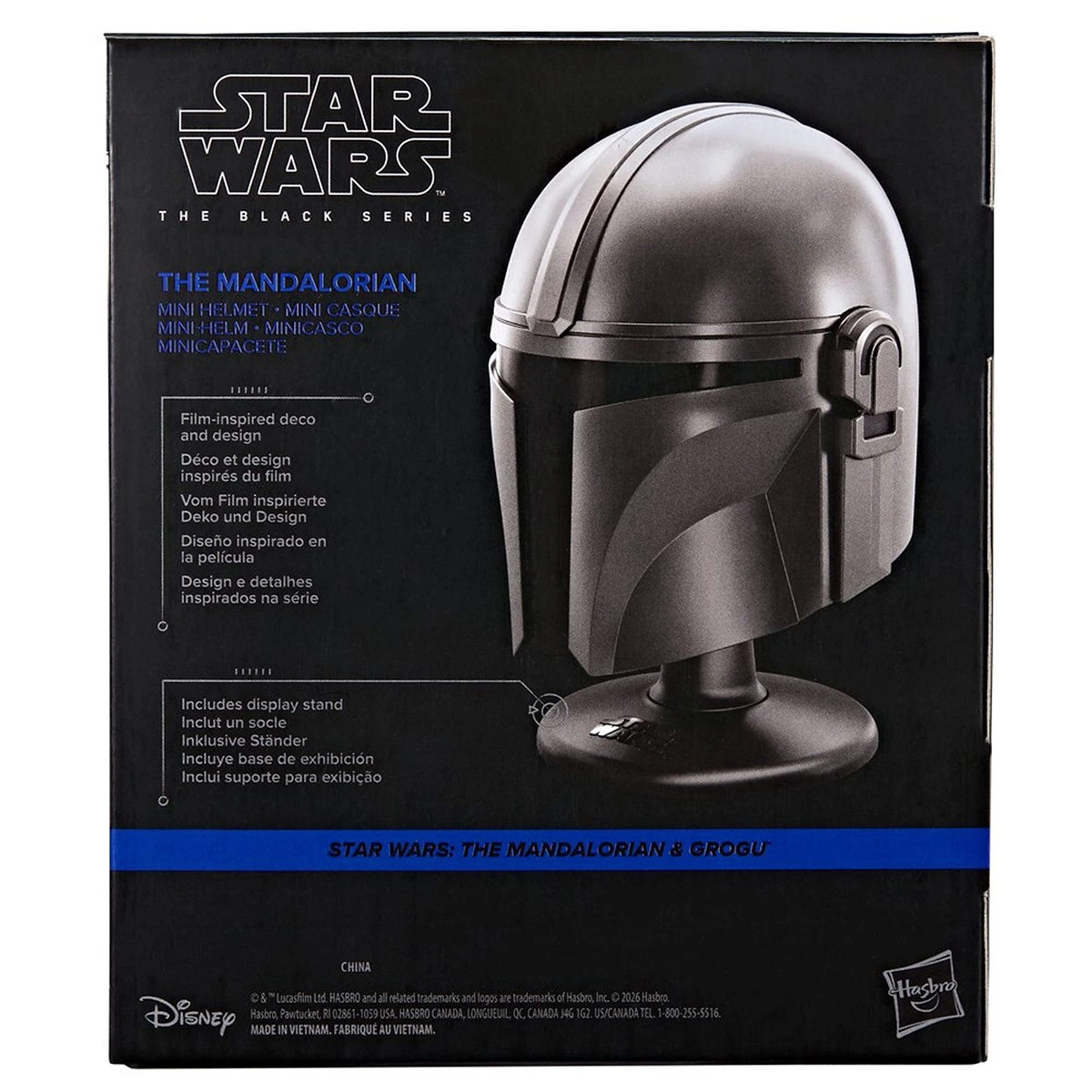 MINI CASCO STAR WARS THE BLACK SERIES MANDALORIANO - 6