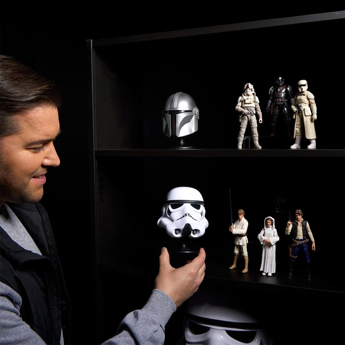 MINI CASCO STAR WARS THE BLACK SERIES STORMTROOPER - 12