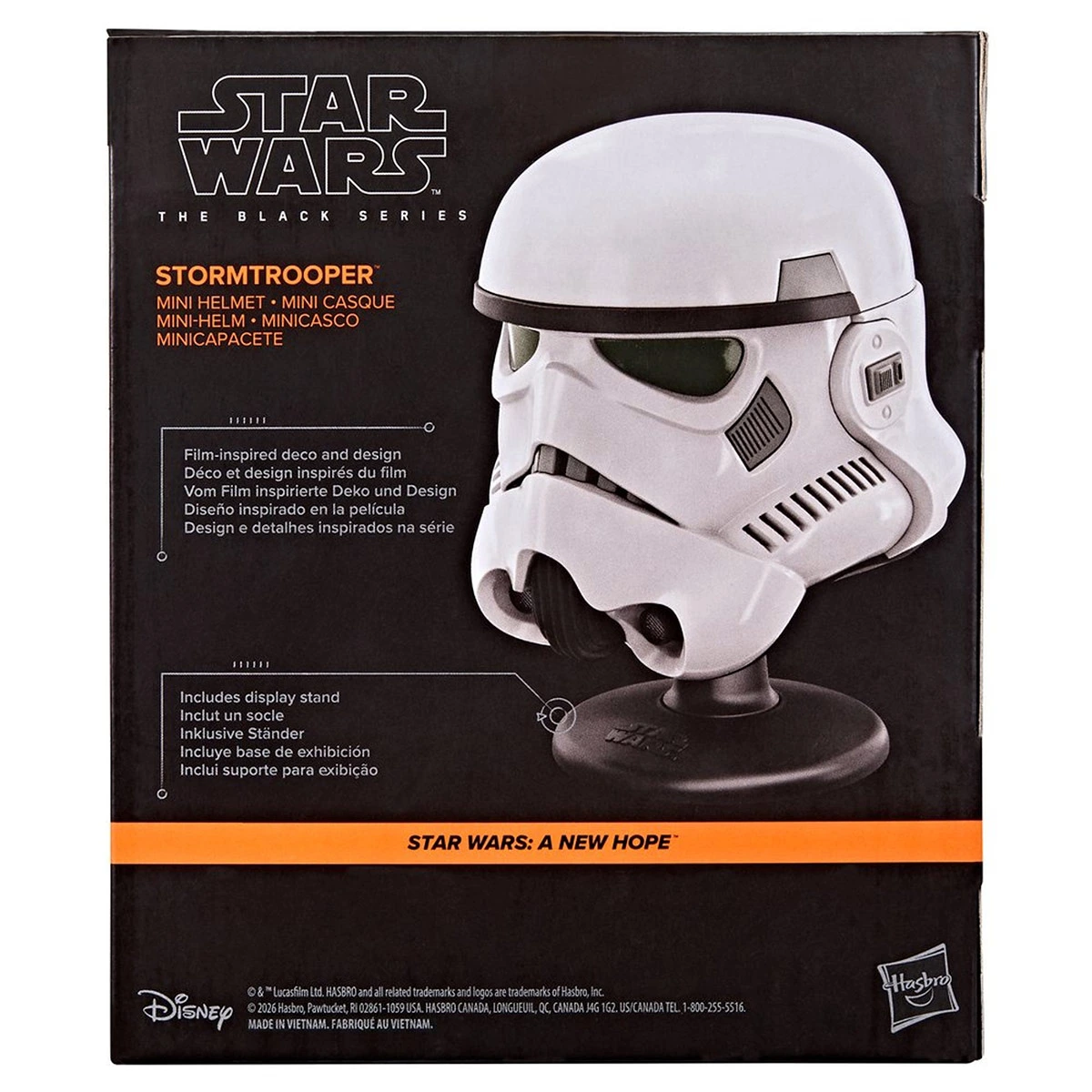 MINI CASCO STAR WARS THE BLACK SERIES STORMTROOPER - 6