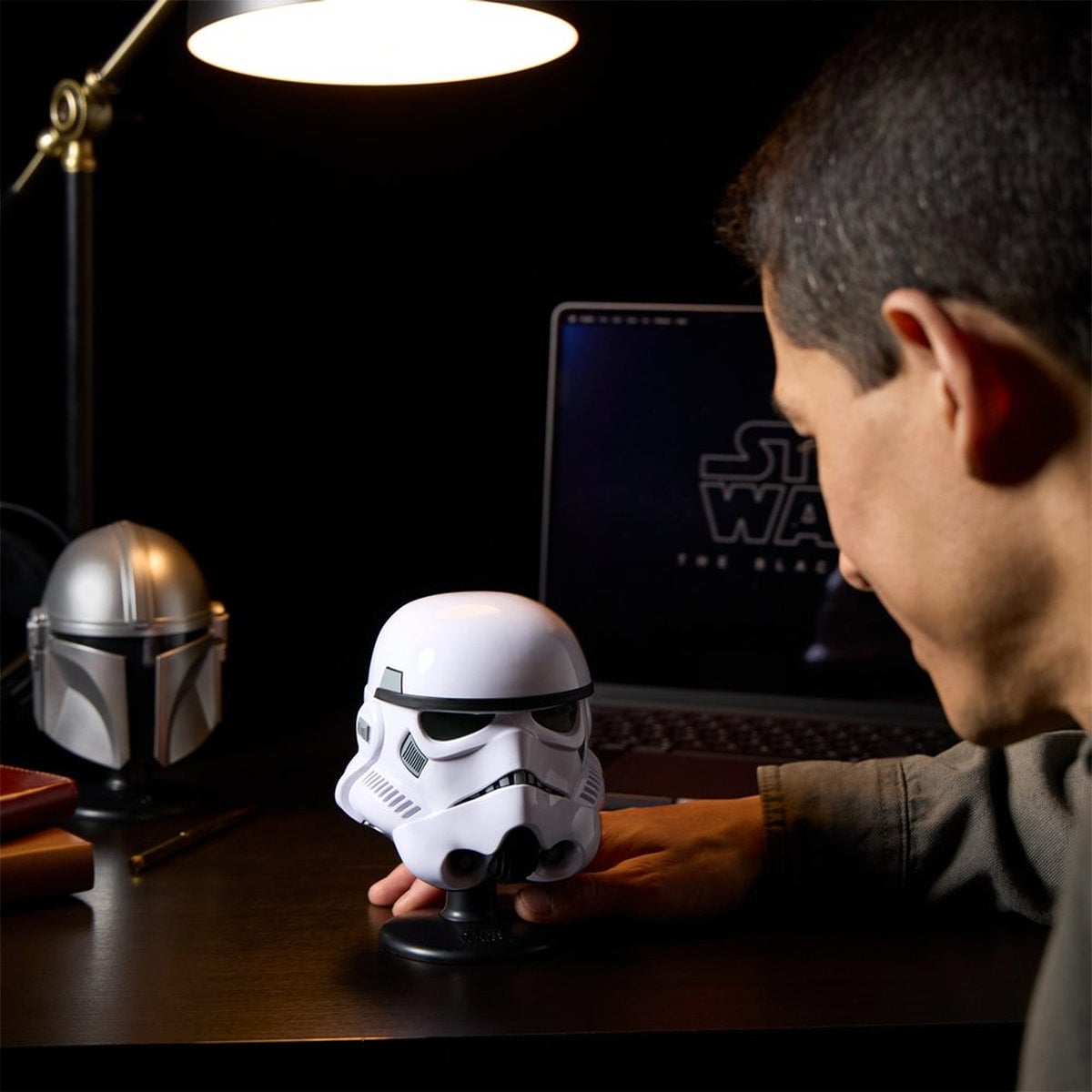 MINI CASCO STAR WARS THE BLACK SERIES STORMTROOPER - 10