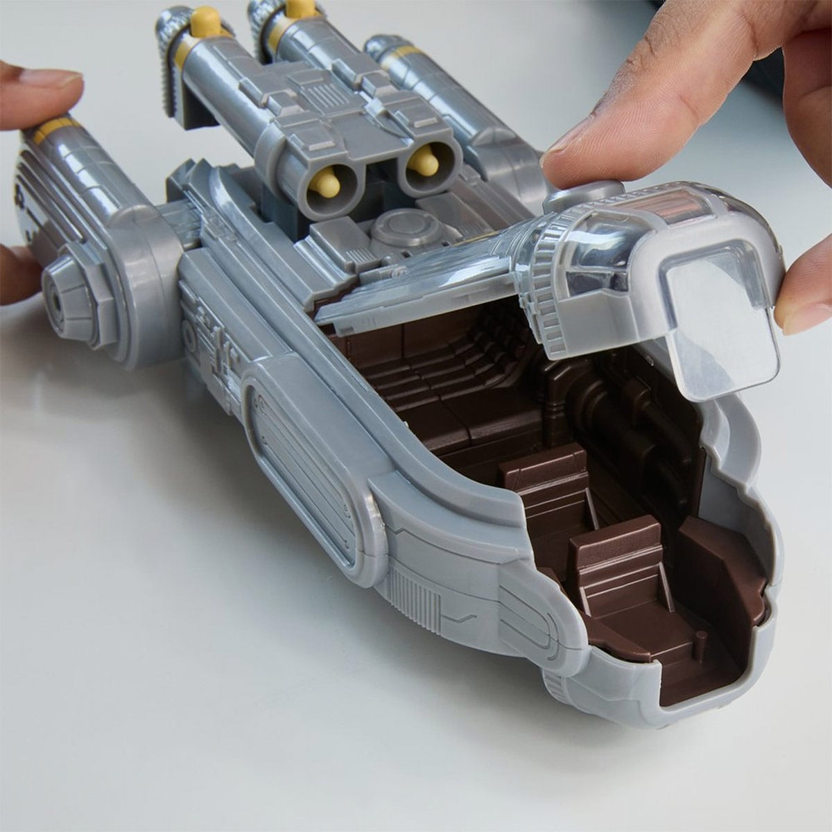 VEHÍCULO STAR WARS ACTION VERSE NAVE CON GROGU Y ANZELLANOS - 13