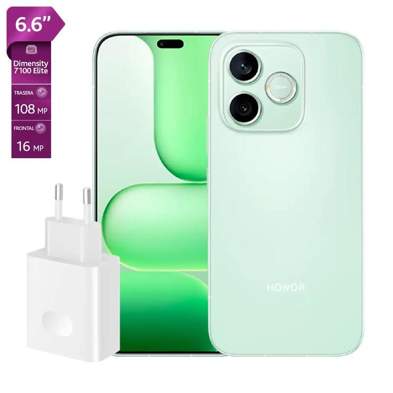  SMARTPHONE HONOR 600E 512GB 8GB RAM 108MP 6.6” + CARGADOR 45W - 1