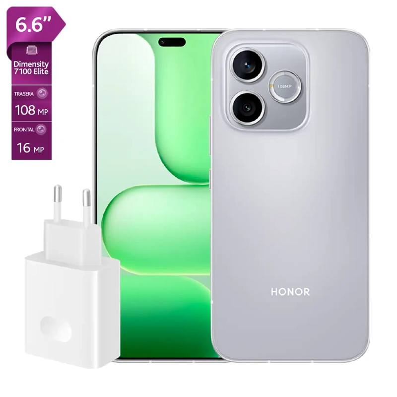 SMARTPHONE HONOR 600E 512GB 8GB RAM 108MP 6.6” + CARGADOR 45W