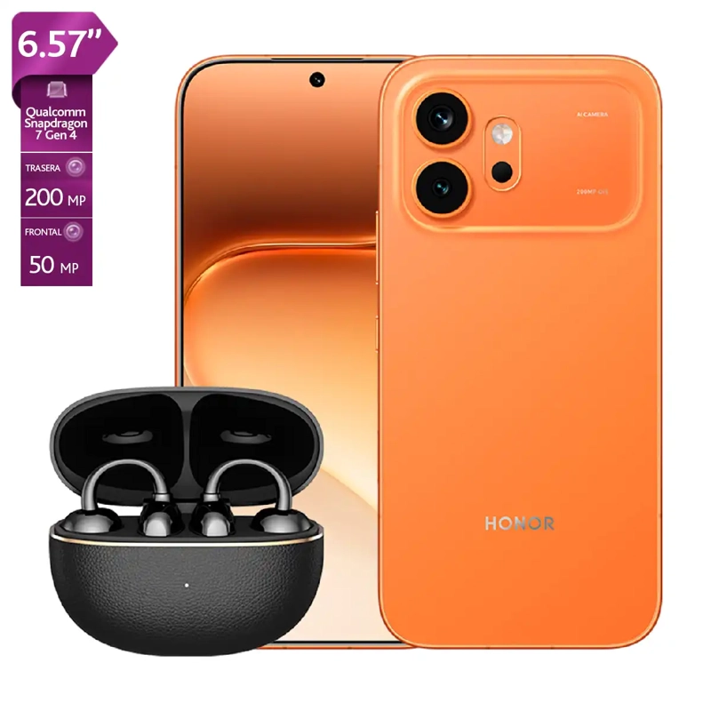 SMARTPHONE HONOR 600 512GB 8GB RAM 200MP 6.5” + EARBUDS 2 PRO