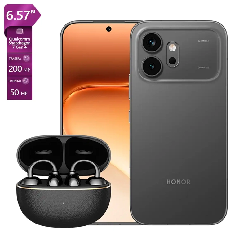 SMARTPHONE HONOR 600 512GB 8GB RAM 200MP 6.5” + EARBUDS 2 PRO - 1