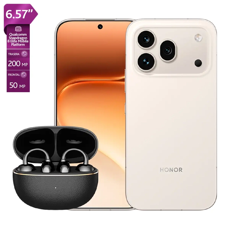 SMARTPHONE HONOR 600 PRO 512GB 8GB RAM 200MP 6.5” + EARBUDS 2 PRO