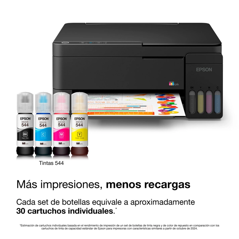 IMPRESORA MULTIFUNCIONAL EPSON ECOTANK L3310 - 3