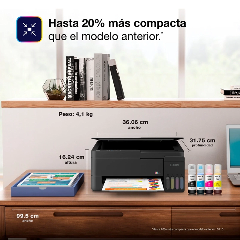 IMPRESORA MULTIFUNCIONAL EPSON ECOTANK L3310 - 7
