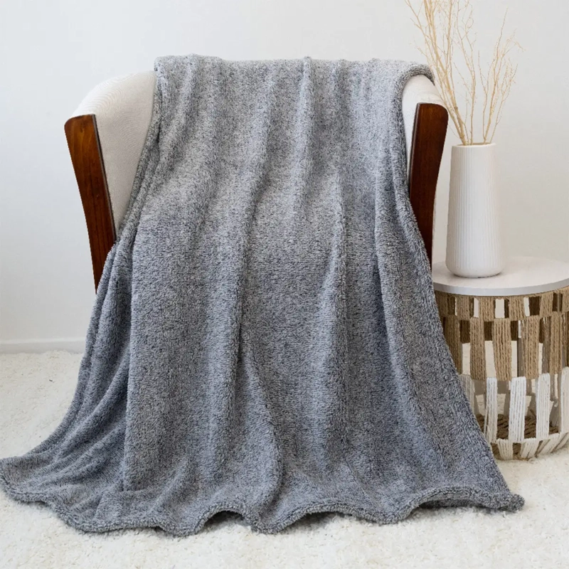 MANTA DORAL CHIPORRO TWO TONES GRIS - 1