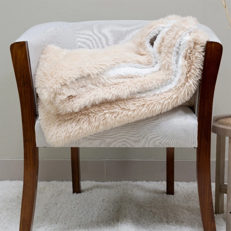 MANTA DORAL PLUSH SHERPI BEIGE - 3