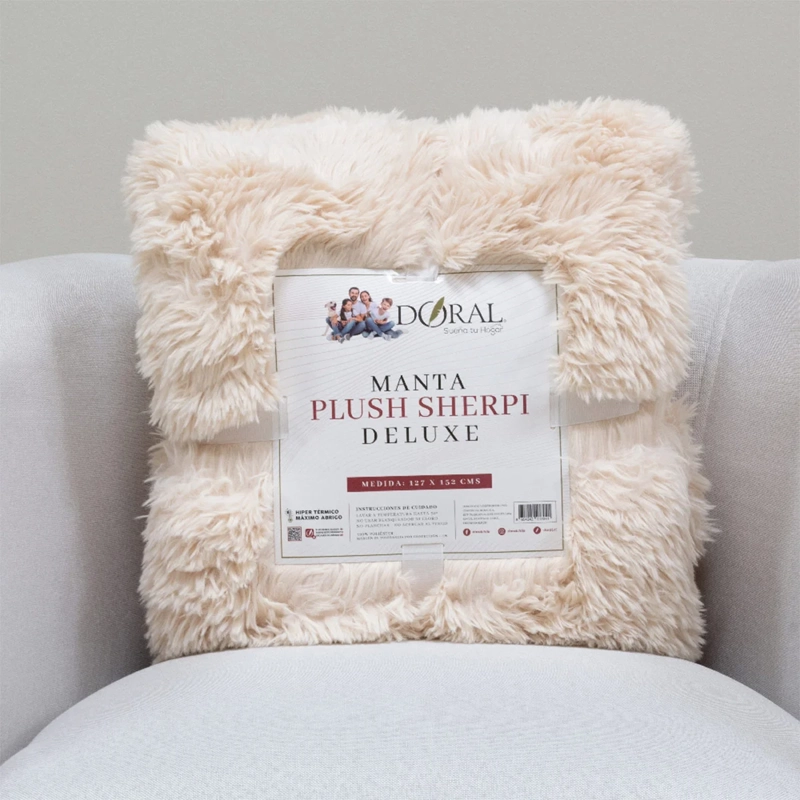 MANTA DORAL PLUSH SHERPI BEIGE - 4