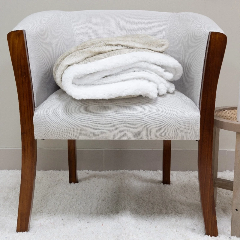 MANTA DORAL PLUSH SHERPA CRUDO - 3
