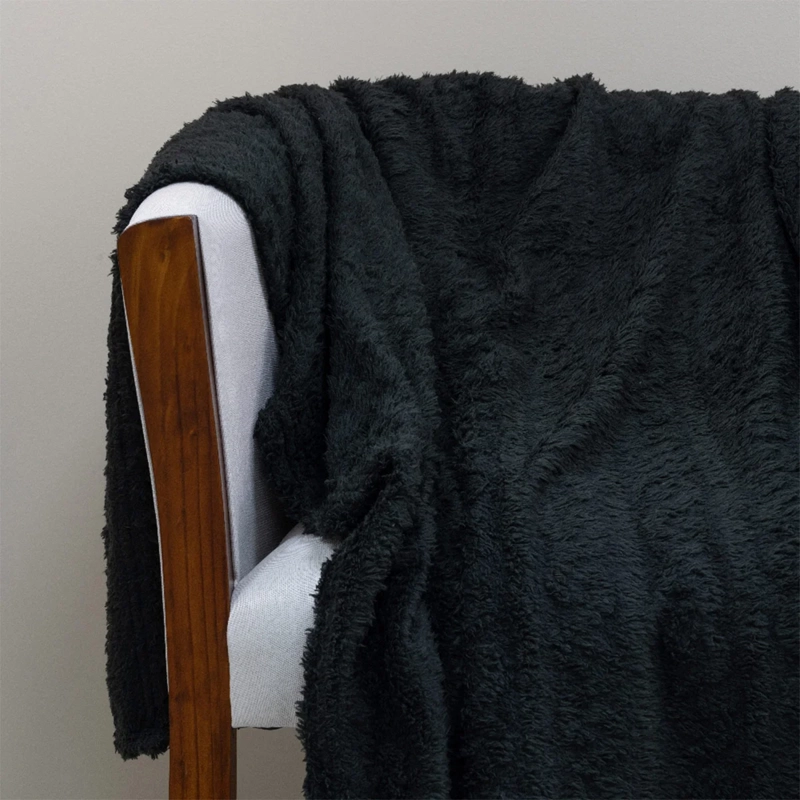 MANTA DORAL CHIPORRO JACQUARD NEGRO - 2