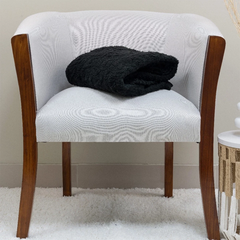 MANTA DORAL CHIPORRO JACQUARD NEGRO - 3
