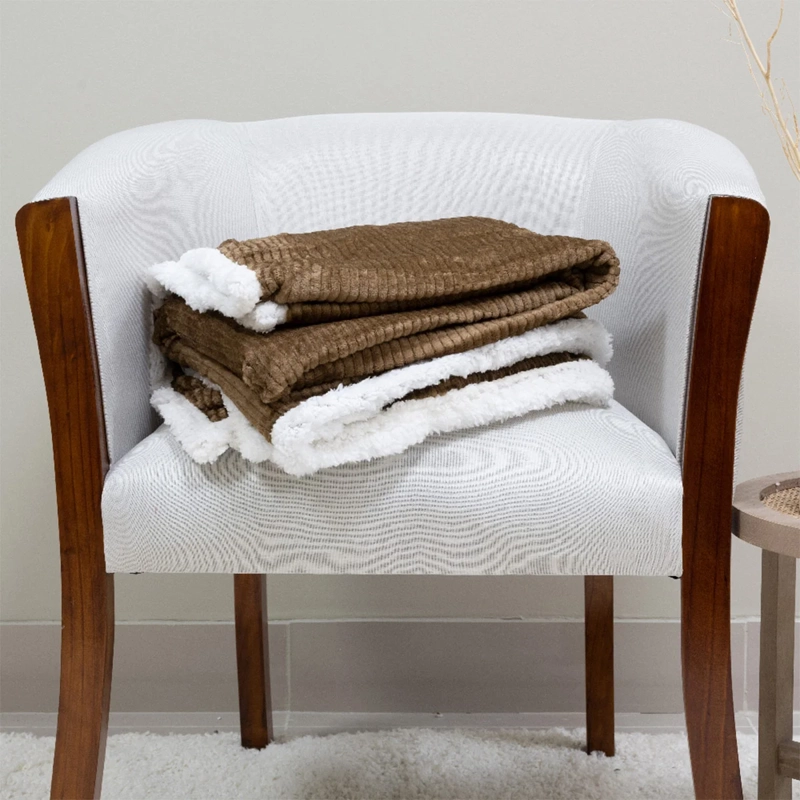 MANTA DORAL FLANNEL OUTBOSS SHERPA CAFÉ - 3