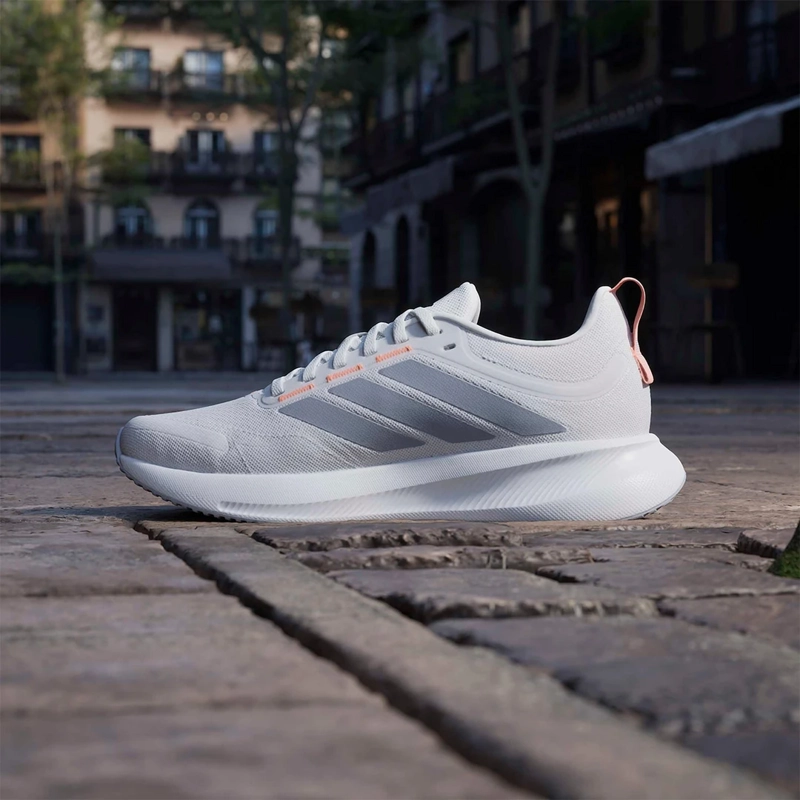 ZAPATILLAS MUJER ADIDAS RUNNING GRIS CLARO RUNBLAZE - 10