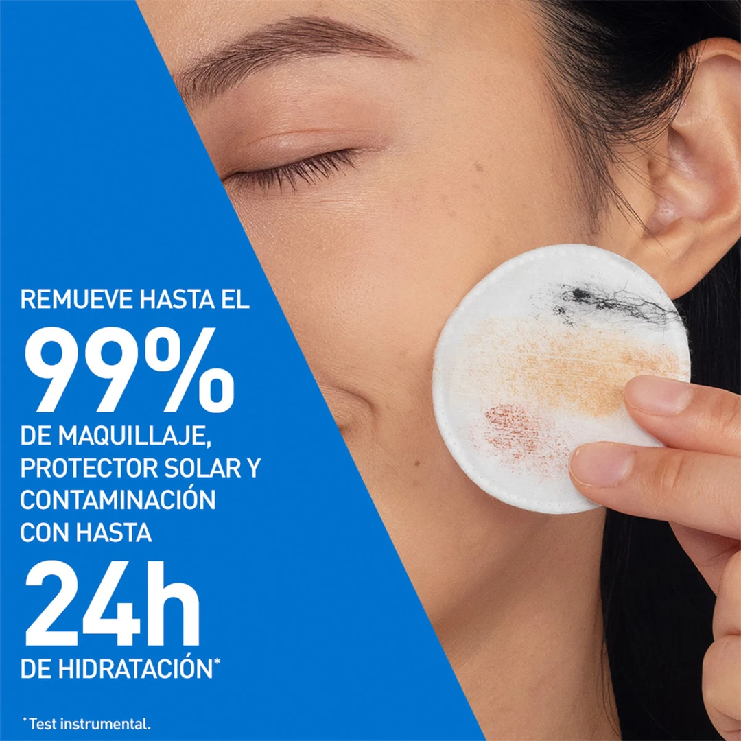 AGUA MICELAR CERAVE PIEL NORMAL A SECA 400 ML - 3