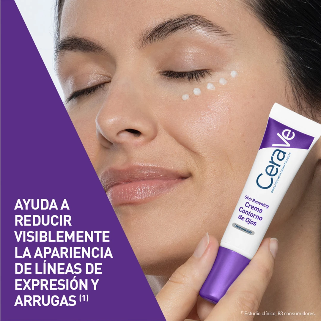 CREMA CONTORNO DE OJOS CERAVE SKIN RENEWING ANTIEDAD 14ML - 2