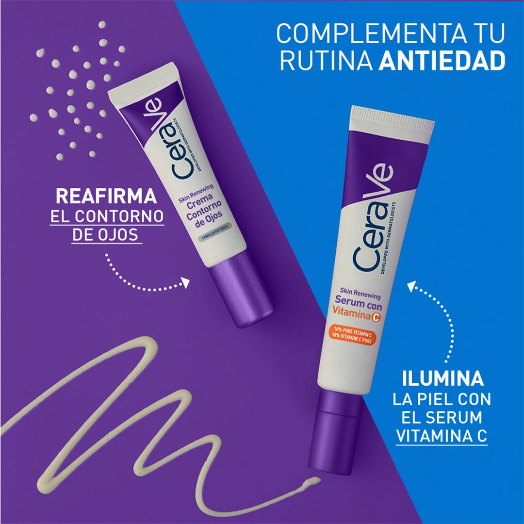 CREMA CONTORNO DE OJOS CERAVE SKIN RENEWING ANTIEDAD 14ML - 6