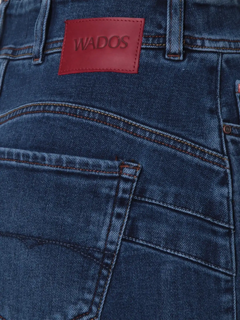 FALDA MUJER WADOS ALGODÓN RECTA PUSH UP BOTONES - 6