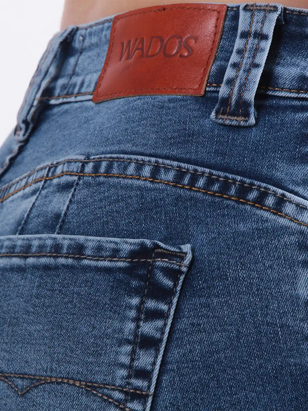 JEANS MUJER WADO'S RECTO TIRO ALTO PUSH UP 1 BOTÓN - 5