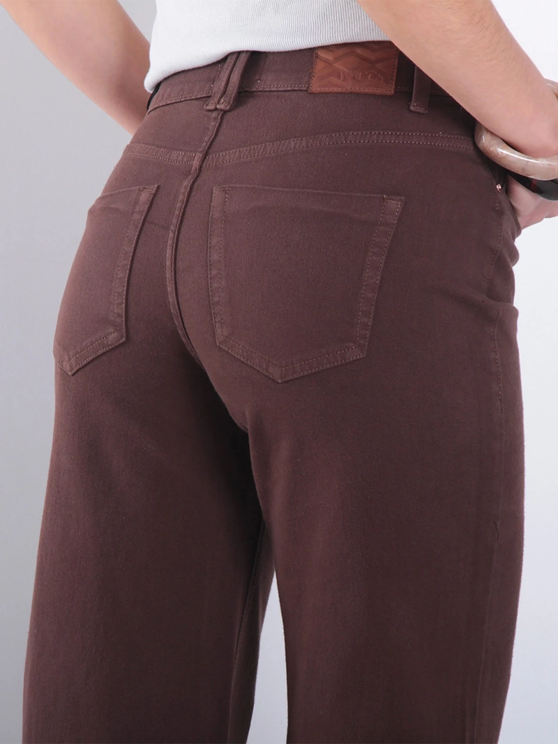 JEANS MUJER WADOS ALGODÓN WIDE LEG TIRO MEDIO - 5