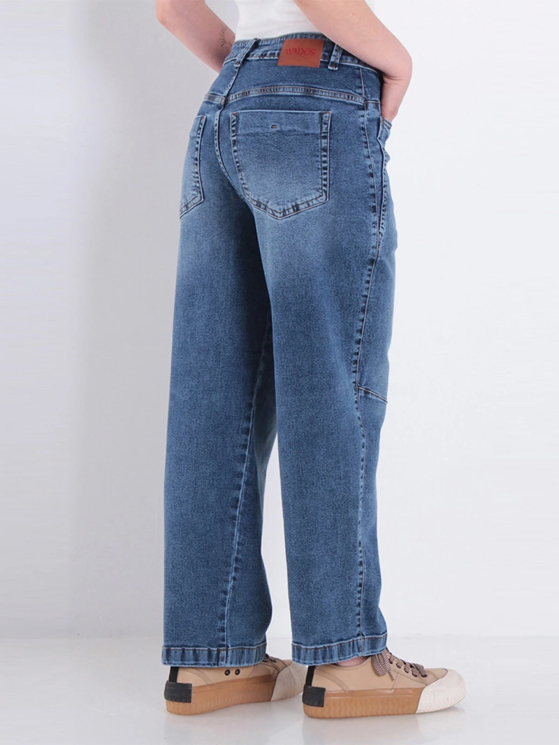 JEANS MUJER WADOS ALGODÓN BALLOON TIRO ALTO - 4