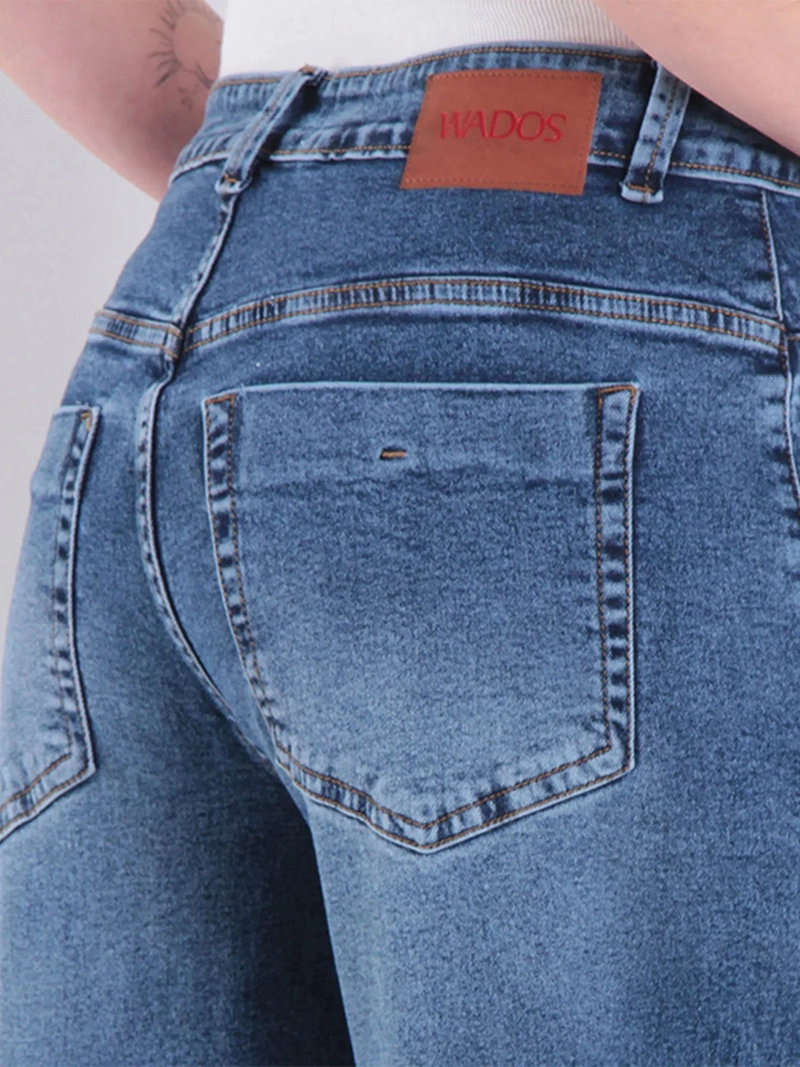 JEANS MUJER WADOS ALGODÓN BALLOON TIRO ALTO - 5
