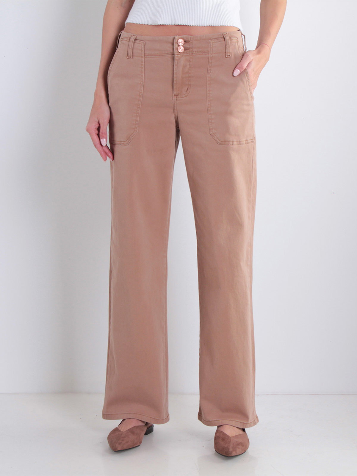 JEANS MUJER WADO'S CARGO WIDELEG TIRO ALTO  - 3
