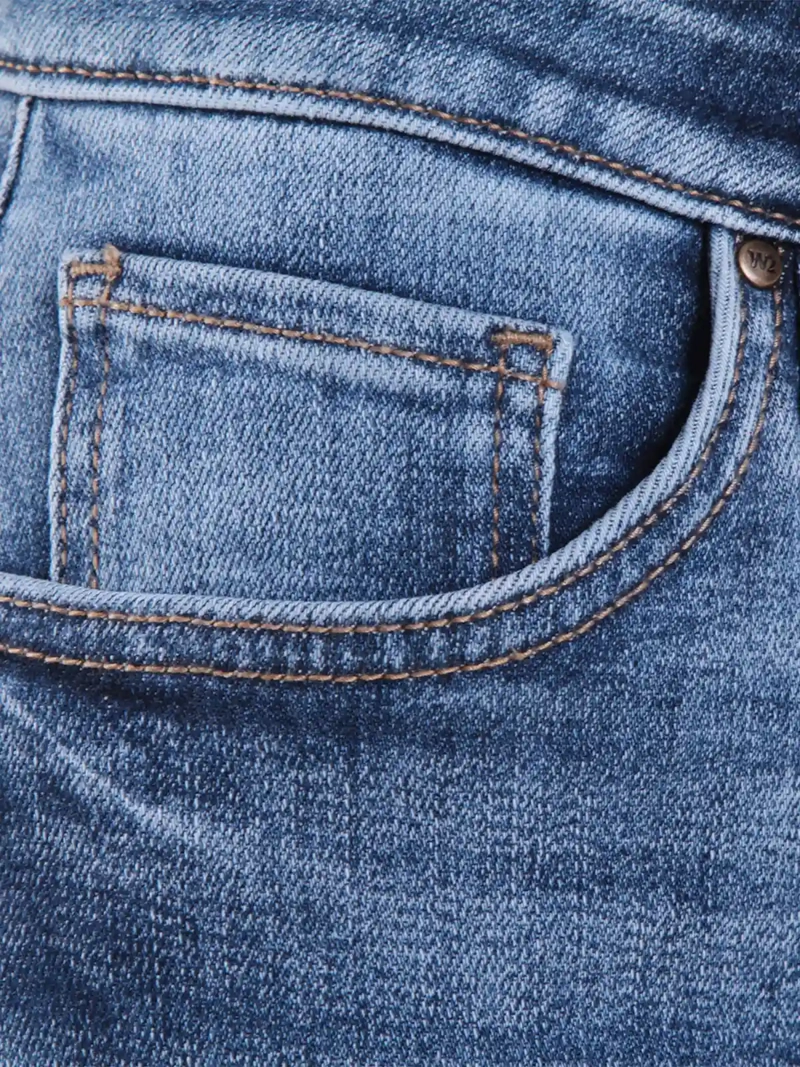 JEANS MUJER WADO'S RECTO TIRO ALTO PRETINA BÁSICA 1 BOTÓN - 6