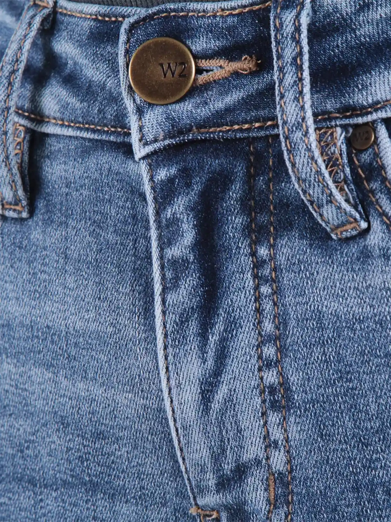 JEANS MUJER WADO'S RECTO TIRO ALTO PRETINA BÁSICA 1 BOTÓN - 7